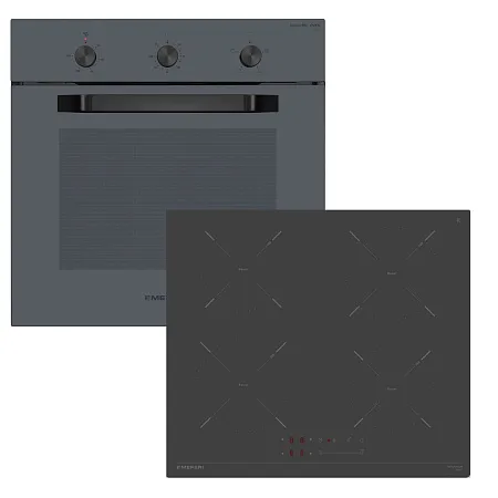 Комплект встраиваемой техники MEFERI 60см серый MS60GR28