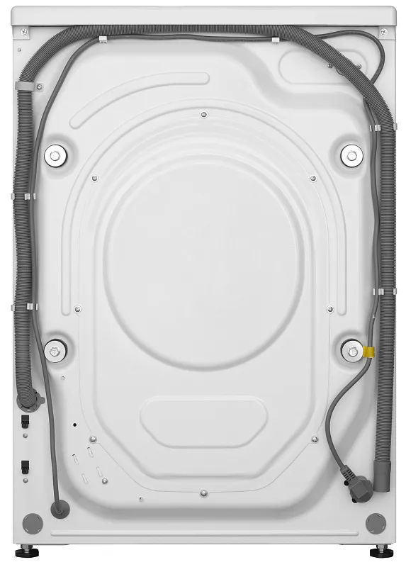 Стиральная машина с инвертором и паром узкая MEFERI MFW061014WH SLIM LIGHT отдельностоящая белая, глубина 34 см, загрузка 6,5 кг