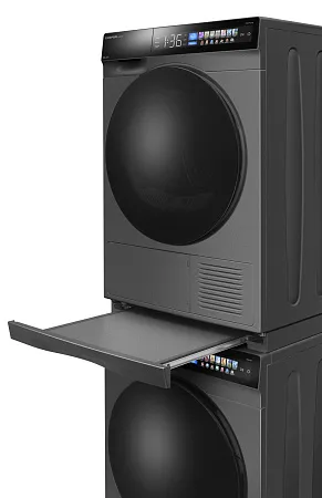 Колонна из стиральной и сушильной машин серая MEFERI MS10GR83 COMFORT Колонна из стиральной и сушильной машин серая MEFERI MS10GR83 COMFORT