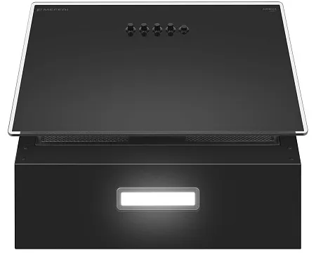 Вытяжка кухонная MEFERI AIRBOX45BK LIGHT, 45 см, наклонная, черная, стекло, производительность 650 м3/ч, 3 скорости, низкий уровень шума, режимы отвод и рециркуляция, гарантия 3 года Вытяжка кухонная MEFERI AIRBOX45BK LIGHT, 45 см, наклонная, черная, стекло, производительность 650 м3/ч, 3 скорости, низкий уровень шума, режимы отвод и рециркуляция, гарантия 3 года
