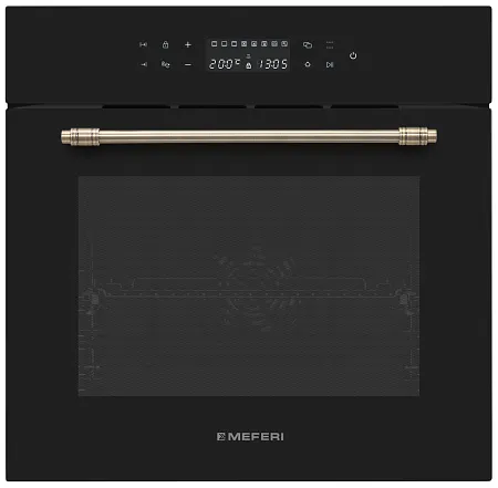 Духовой шкаф электрический MEFERI MEO6010BK MATT RETRO
