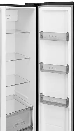 Холодильник отдельностоящий с инвертором MEFERI MFR83BLACK IX TOTAL NO FROST SIDE BY SIDE COMFORT Холодильник отдельностоящий с инвертором MEFERI MFR83BLACK IX TOTAL NO FROST SIDE BY SIDE COMFORT