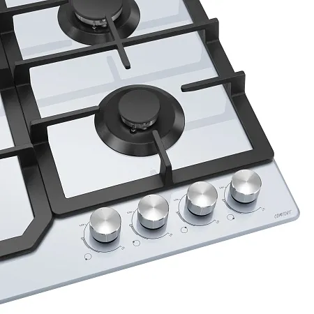 Варочная панель газовая MEFERI MGH604WH GLASS COMFORT_U (Уценка) Варочная панель газовая MEFERI MGH604WH GLASS COMFORT_U (Уценка)