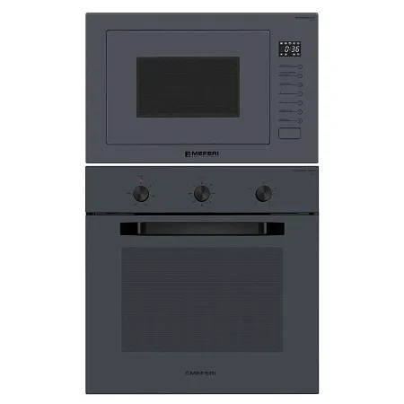 Комплект встраиваемой техники MEFERI 60см серый MS60GR22