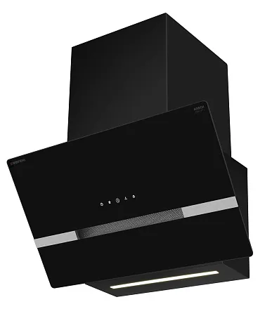 Вытяжка кухонная MEFERI AIRBOX60BK COMFORT PLUS, 60 см, наклонная, черная, стекло, производительность 1200 м3/ч, 3 скорости, низкий уровень шума, режимы отвод и рециркуляция, гарантия 3 года Вытяжка кухонная MEFERI AIRBOX60BK COMFORT PLUS, 60 см, наклонная, черная, стекло, производительность 1200 м3/ч, 3 скорости, низкий уровень шума, режимы отвод и рециркуляция, гарантия 3 года