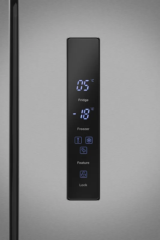 Холодильник отдельностоящий, с инвертором MEFERI MFR83IX TOTAL NO FROST FRENCH DOOR COMFORT, двухкамерный, с зоной свежести, с льдогенератором