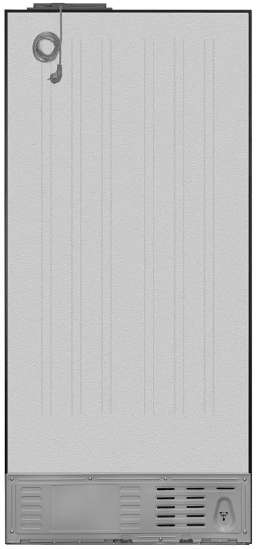 Холодильник отдельностоящий с инвертором MEFERI MFR83BLACK IX TOTAL NO FROST CROSS DOOR COMFORT