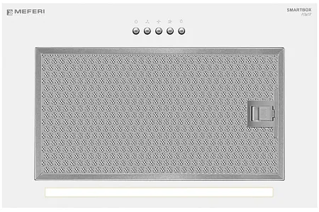 Вытяжка кухонная MEFERI SMARTBOX45WH POWER, 45 см, встраиваемая, белая, производительность 900 м3/ч, 3 скорости, низкий уровень шума, режимы отвод и рециркуляция, гарантия 3 года Вытяжка кухонная MEFERI SMARTBOX45WH POWER, 45 см, встраиваемая, белая, производительность 900 м3/ч, 3 скорости, низкий уровень шума, режимы отвод и рециркуляция, гарантия 3 года