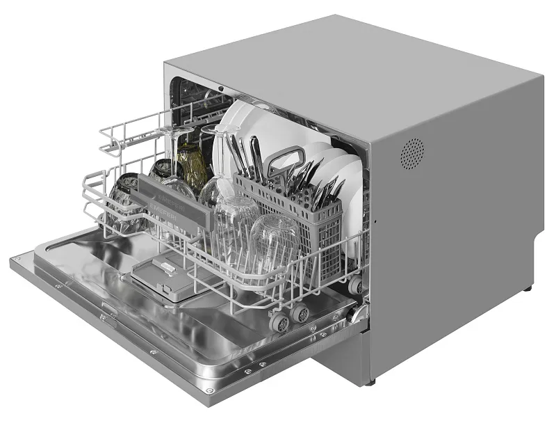 Посудомоечная машина настольная отдельностоящая MEFERI MDW4581IX FS COMPACT POWER