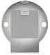 Вытяжка кухонная цилиндрическая настенная MEFERI TUBE40IX POWER, 40 см, серая, производительность 850 м3/ч, 3 скорости, низкий уровень шума, режимы отвод и рециркуляция, гарантия 3 года