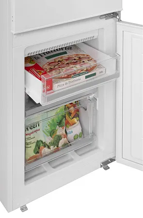 Холодильник встраиваемый MEFERI MBR193 LOW FROST LIGHT, двухкамерный, двухдверный, перенавешиваемые двери, с зоной свежести Холодильник встраиваемый MEFERI MBR193 LOW FROST LIGHT, двухкамерный, двухдверный, перенавешиваемые двери, с зоной свежести