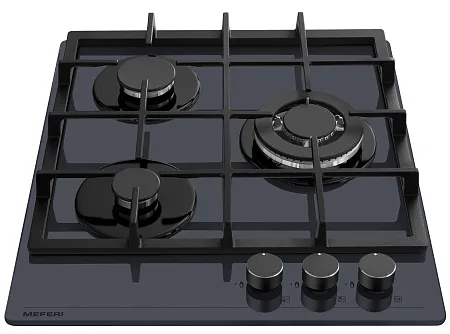 Варочная панель газовая MEFERI MGH453GR GLASS POWER Варочная панель газовая MEFERI MGH453GR GLASS POWER