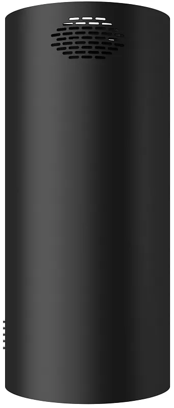 Вытяжка кухонная цилиндрическая островная MEFERI TUBE40BK ISLA POWER, 40 см, черная, производительность 850 м3/ч, 3 скорости, низкий уровень шума, режимы отвод и рециркуляция, гарантия 3 года