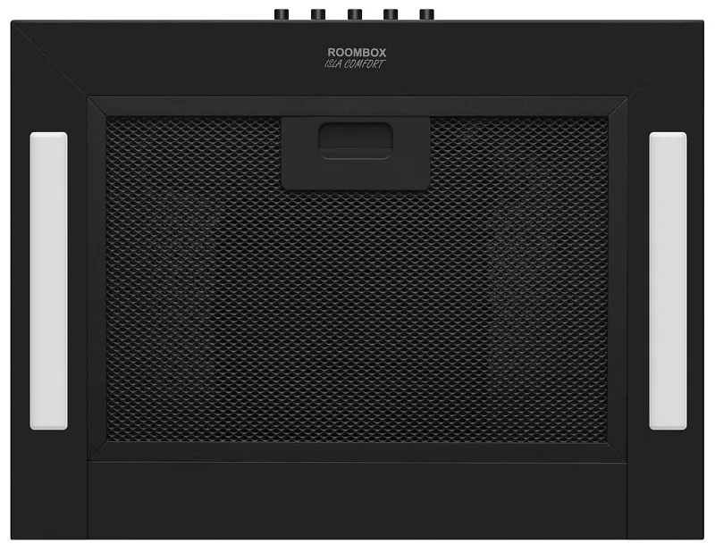 Вытяжка кухонная кубическая островная MEFERI ROOMBOX40BK ISLA COMFORT