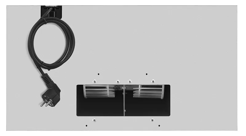 Вытяжка кухонная MEFERI SMARTBOX52BK POWER, 52 см, встраиваемая, черная, производительность 900 м3/ч, 3 скорости, низкий уровень шума, режимы отвод и рециркуляция, гарантия 3 года