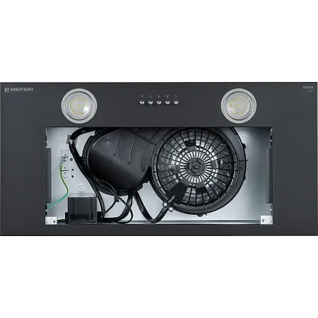 Вытяжка кухонная MEFERI INBOX60BK LIGHT, 60 см, черная, производительность 650 м3/час, 3 скорости, низкий уровень шума, режимы отвод и рециркуляция, гарантия 3 года Вытяжка кухонная MEFERI INBOX60BK LIGHT, 60 см, черная, производительность 650 м3/час, 3 скорости, низкий уровень шума, режимы отвод и рециркуляция, гарантия 3 года