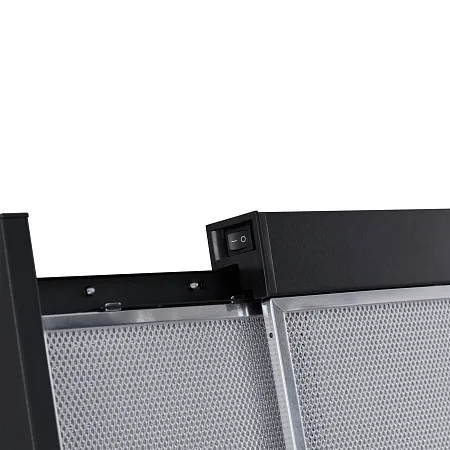 Вытяжка телескопическая кухонная MEFERI SLIDEBOX60BK LIGHT, 60 см, черный, производительность 650 м3/ч, 2 скорости, низкий уровень шума, режимы отвод и рециркуляция, гарантия 3 года Вытяжка телескопическая кухонная MEFERI SLIDEBOX60BK LIGHT, 60 см, черный, производительность 650 м3/ч, 2 скорости, низкий уровень шума, режимы отвод и рециркуляция, гарантия 3 года