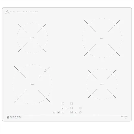 Комплект встраиваемой техники Meferi 60см белый MS60WH43_T Комплект встраиваемой техники Meferi 60см белый MS60WH43_T