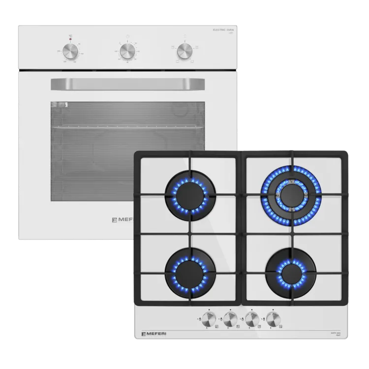 Комплекты встраиваемой техники белого цвета